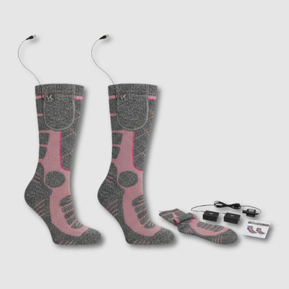Heated Socks – 4000 mAh (5V) Battery Powered, Washable & Ultra Comfortable🔥 - Heatixo